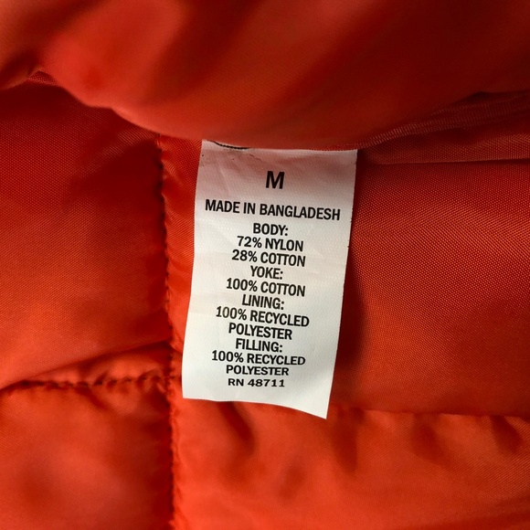 Lake & Trail Outdoor Hiking Camping Snap Button Puffer Jacket Mens Medium - Picture 4 of 5